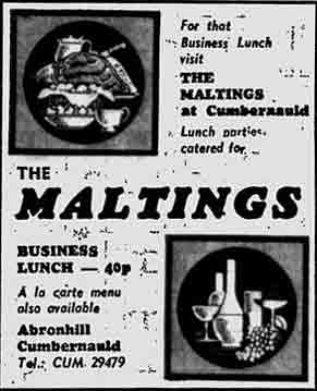 Maltings advert 1973
